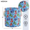 imageIdea Nuova PJ Mask 3 Piece Multi Size Fabric Nestable Toy Storage Basket Set with Rope Carry HandlesPj Mask