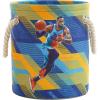 imageIdea Nuova PJ Mask 3 Piece Multi Size Fabric Nestable Toy Storage Basket Set with Rope Carry HandlesSpace Jam