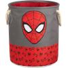 imageIdea Nuova PJ Mask 3 Piece Multi Size Fabric Nestable Toy Storage Basket Set with Rope Carry HandlesSpiderman