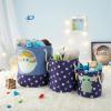 imageIdea Nuova PJ Mask 3 Piece Multi Size Fabric Nestable Toy Storage Basket Set with Rope Carry HandlesStars Wars  the Mandalorian