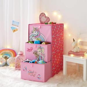 imageIdea Nuova PJ Mask 3 Drawer Soft Storage Unit with Poly Canvas FrameJojo Siwa