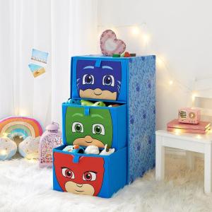 imageIdea Nuova PJ Mask 3 Drawer Soft Storage Unit with Poly Canvas FramePj Mask