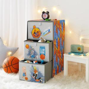 imageIdea Nuova PJ Mask 3 Drawer Soft Storage Unit with Poly Canvas FrameSpace Jam