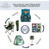 imageIdea Nuova 2 Piece Drawstring Sling Carry Bag with Sleeping Slumber BagJurassic World Blue
