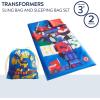 imageIdea Nuova 2 Piece Drawstring Sling Carry Bag with Sleeping Slumber BagTransformers