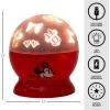 imageIdea Nuova Marvel Spiderman Rotating LED Projection Kids Lamp and Nightlight 488quotx 488quotx 55quotMinnie Mouse  Red