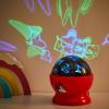 imageIdea Nuova Marvel Spiderman Rotating LED Projection Kids Lamp and Nightlight 488quotx 488quotx 55quotMinnie Mouse  Red