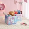 imageIdea Nuova PJ Masks 2 Pack Collapsible Storage 115quot Cubes with LED LightsJojo Siwa