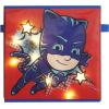 imageIdea Nuova PJ Masks 2 Pack Collapsible Storage 115quot Cubes with LED LightsPj Mask