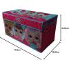 imageIdea Nuova Space Jam A New Legacy Collapsible Durable Toy Storage Trunk with LidLOL Surprise