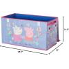 imageIdea Nuova Space Jam A New Legacy Collapsible Durable Toy Storage Trunk with LidPeppa Pig  Purple