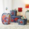 imageIdea Nuova Space Jam A New Legacy Collapsible Durable Toy Storage Trunk with LidSpiderman Blue
