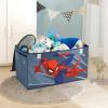 imageIdea Nuova Space Jam A New Legacy Collapsible Durable Toy Storage Trunk with LidSpiderman Blue
