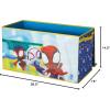 imageIdea Nuova Space Jam A New Legacy Collapsible Durable Toy Storage Trunk with LidSpidey and His Amazing Friends