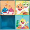 imageIdea Nuova Space Jam Collapsible Storage Cubby Unit and Bookshelf with 3 Collapsible CubesBaby Shark