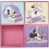 imageIdea Nuova Space Jam Collapsible Storage Cubby Unit and Bookshelf with 3 Collapsible CubesMinnie Mouse
