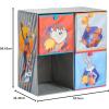 imageIdea Nuova Space Jam Collapsible Storage Cubby Unit and Bookshelf with 3 Collapsible CubesSpace Jam