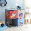 imageIdea Nuova Space Jam Collapsible Storage Cubby Unit and Bookshelf with 3 Collapsible CubesSpace Jam