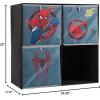 imageIdea Nuova Space Jam Collapsible Storage Cubby Unit and Bookshelf with 3 Collapsible CubesSpiderman