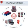 imageIdea Nuova Space Jam Collapsible Storage Cubby Unit and Bookshelf with 3 Collapsible CubesSpiderman