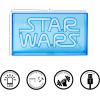 imageStar Wars Acrylic Light Up Neon Sign for Wall or Table 9quot W x 5quot H x 18quot DStar Wars
