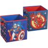 imageIdea Nuova PJ Masks 2 Pack Collapsible Storage 115quot Cubes with LED LightsIronman