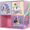 imageIdea Nuova Space Jam Collapsible Storage Cubby Unit and Bookshelf with 3 Collapsible CubesMinnie Mouse