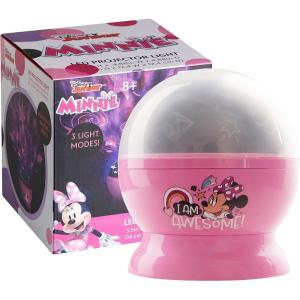 imageIdea Nuova Marvel Spiderman Rotating LED Projection Kids Lamp and Nightlight 488quotx 488quotx 55quotMinnie Mouse