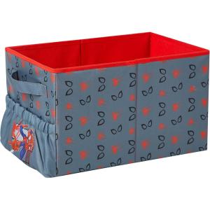 imageIdea Nuova Space Jam Kids Collapsible Storage Organizer Bin with Front Pocket9quot H x 10quot W x 15quot LSpiderman