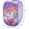 imageDisney Aladdin Pop Up Hamper with Durable Carry Handles 21quot H x 135quot W X 135quot LJoJo Siwa