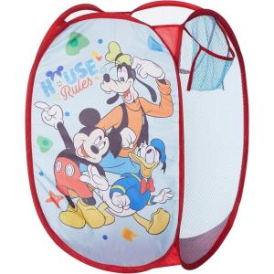 imageDisney Aladdin Pop Up Hamper with Durable Carry Handles 21quot H x 135quot W X 135quot LMickey Mouse  Blue