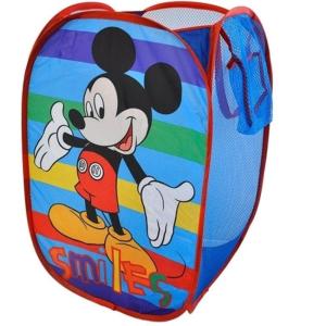 imageDisney Mickey Mouse Pop Up Hamper with Durable Handles 21quotH x 135quotW x 135quot L