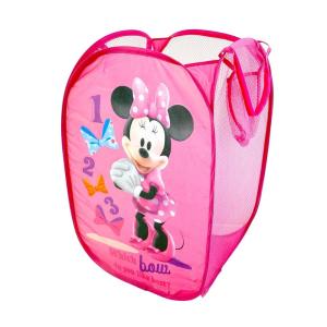 imageDisney Minnie Mouse Pop Up Hamper with Durable Carry Handles 21quot H x 135quot W X 135quot L