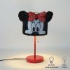 imageIdea Nuova Disney Stitch Figural Plush Shade Table LampPerfect for Kids RoomsMinnie Mouse  Red