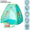 imageCocomelon 3 Piece Slumber Set with Kids Indoor Outdoor UPF 30 Pop Up Play Tent with Pillow and FlashlightCocomelon