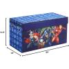 imageIdea Nuova Avengers Collapsible Childrens Toy Storage Trunk Durable with Lid