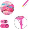 imageIdea Nuova Jojo Nickelodeon Siwa 3Piece Table Set with 2 Folding Chairs ampamp 1 Table Ages 3Multi Color