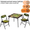 imageIdea Nuova Jojo Nickelodeon Siwa 3Piece Table Set with 2 Folding Chairs ampamp 1 Table Ages 3Ninja Turtles