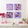 imageIdea Nuova Marvel Black Panther 4 Pack Square Canvas Wall Art Set 11quotx11quot eachMinnie Mouse  Purple