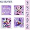 imageIdea Nuova Marvel Black Panther 4 Pack Square Canvas Wall Art Set 11quotx11quot eachMinnie Mouse  Purple