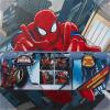 imageIdea Nuova Marvel Black Panther 4 Pack Square Canvas Wall Art Set 11quotx11quot eachSpiderman