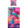imageIdea Nuova Trolls 3 Piece Set with Sleeping Bag Dec Pillow and Collapsible Storage Cube Ages 3 WK550739Trolls
