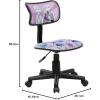 imageJoJo Siwa Adjustable Swivel Mesh Rolling Desk Chair for Kids Teens and AdultsFrozen 2