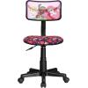 imageJoJo Siwa Adjustable Swivel Mesh Rolling Desk Chair for Kids Teens and AdultsPrincess
