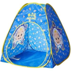 imageCocomelon 3 Piece Slumber Set with Kids Indoor Outdoor UPF 30 Pop Up Play Tent with Pillow and FlashlightCocomelon Big Dreams
