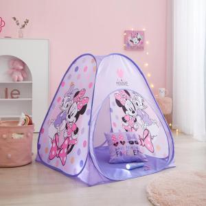 imageCocomelon 3 Piece Slumber Set with Kids Indoor Outdoor UPF 30 Pop Up Play Tent with Pillow and FlashlightMinnie Mouse  Purple