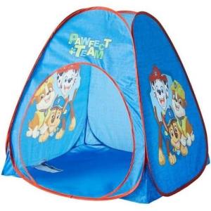 imageCocomelon 3 Piece Slumber Set with Kids Indoor Outdoor UPF 30 Pop Up Play Tent with Pillow and FlashlightPaw Patrol Pawfect Team