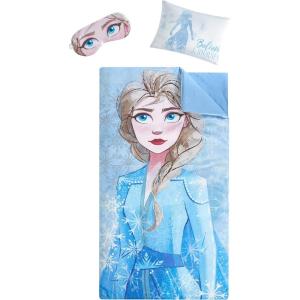 imageDisney Frozen 2 Giftable Sleepover Set with Sleeping Bag Pillow ampamp Bonus Eye Mask Ages 3 26quotx46quot MulticolorFrozen 2