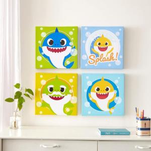 imageIdea Nuova Marvel Black Panther 4 Pack Square Canvas Wall Art Set 11quotx11quot eachBaby Shark