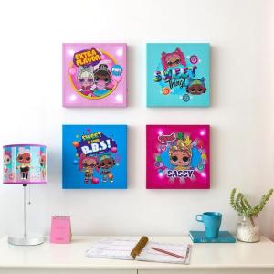 imageIdea Nuova Marvel Black Panther 4 Pack Square Canvas Wall Art Set 11quotx11quot eachLOL Surprise  Sweet Things